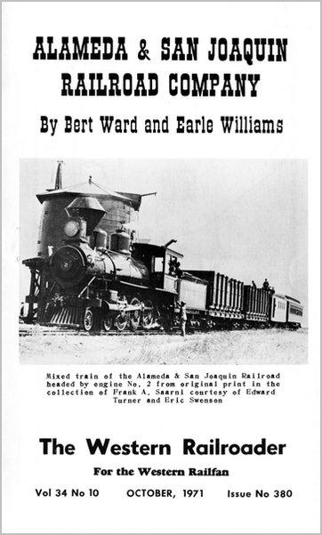 Alameda and san Joaquin Railroad Booklet (Image)