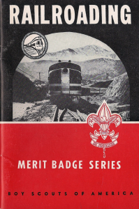  Boy Scouts Railroading Merit Badge Booklet (Image)