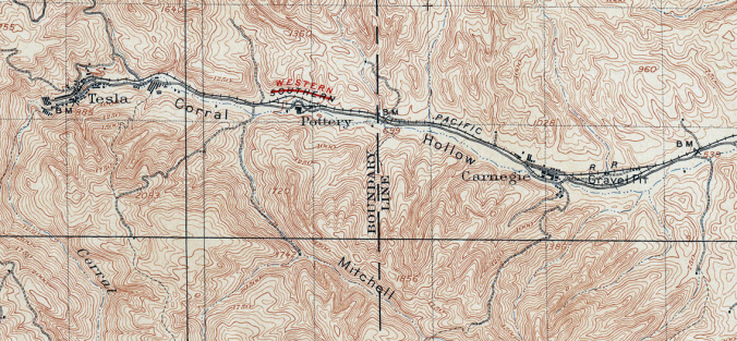 Corral Hollow (1905 USGS Map)