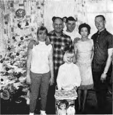 Jack Godwin Family - Christmas 1965 (Photo)