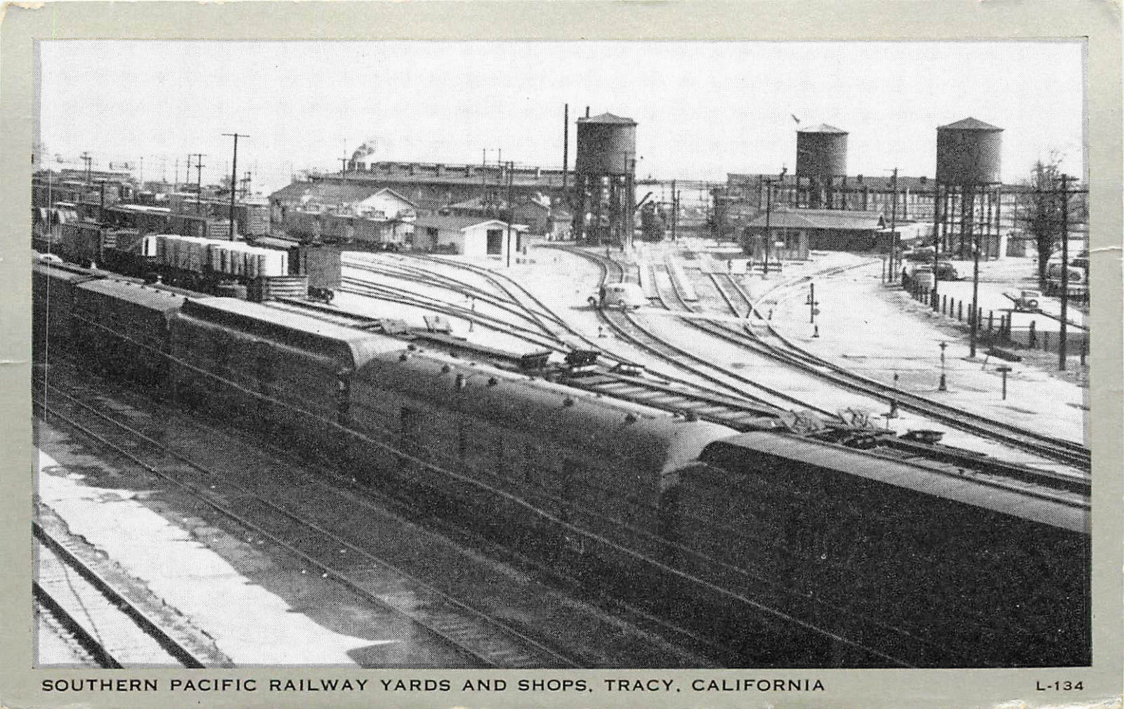 Southern Pacific Tracy Postcard (Image)