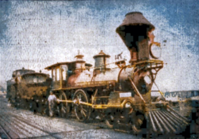 C.P. Huntington Steam Locomotive (Photo)