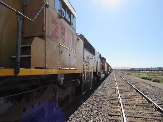 UP Stored Locomotives at Tracy (Photo)