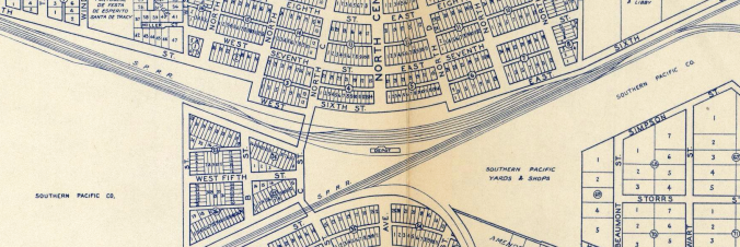Tracy - Thomas Bros 1938 Map Detail