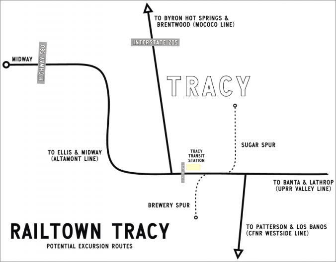 Tracy Rail Routes (Image)